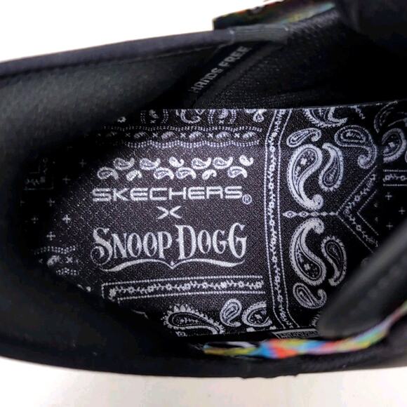 SKECHERS X Snoop Dogg Jenn Stark Doggy Drip Slip Ins Shoes Mens 14 Black NEW - Picture 14 of 16